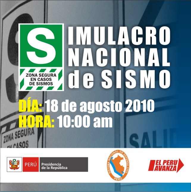  Participa Activamente el 18 Agosto en el Simulacro Nacional 